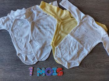 Lot de 4 bodies manches longues