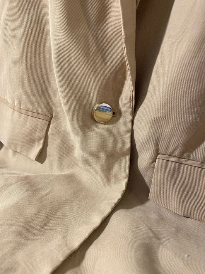 Veste /blazer fluide beige - photo numéro 4