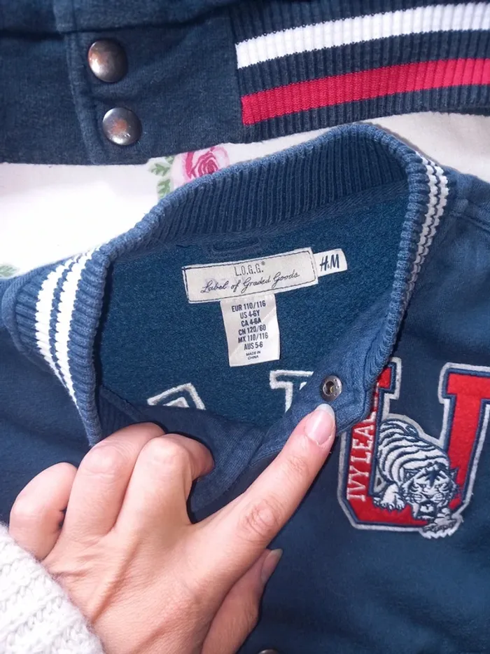 Veste blouson base-ball américain - photo numéro 5