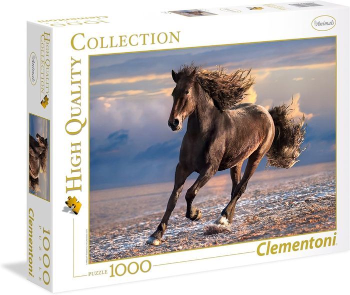 Clementoni puzzle Cheval sauvage 1000 pièces 98325