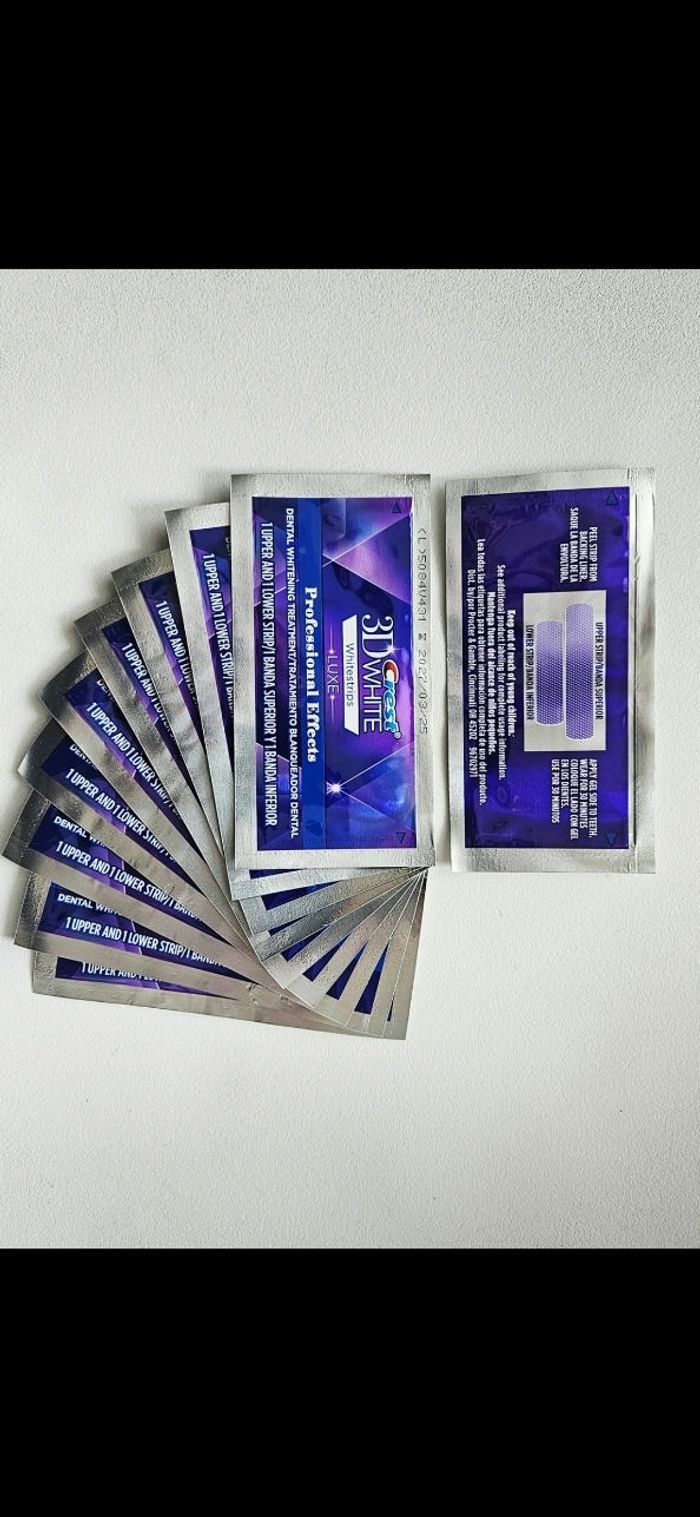 Bandes crest 3d White pour 10 jours