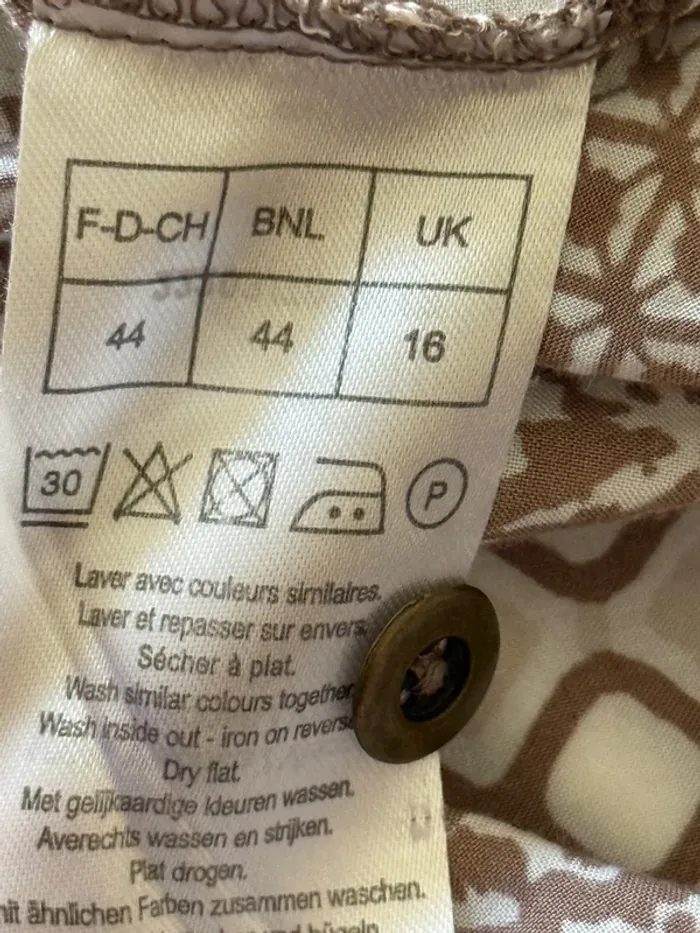 bele blouse chemise fluide en viscose damart 44 - photo numéro 8