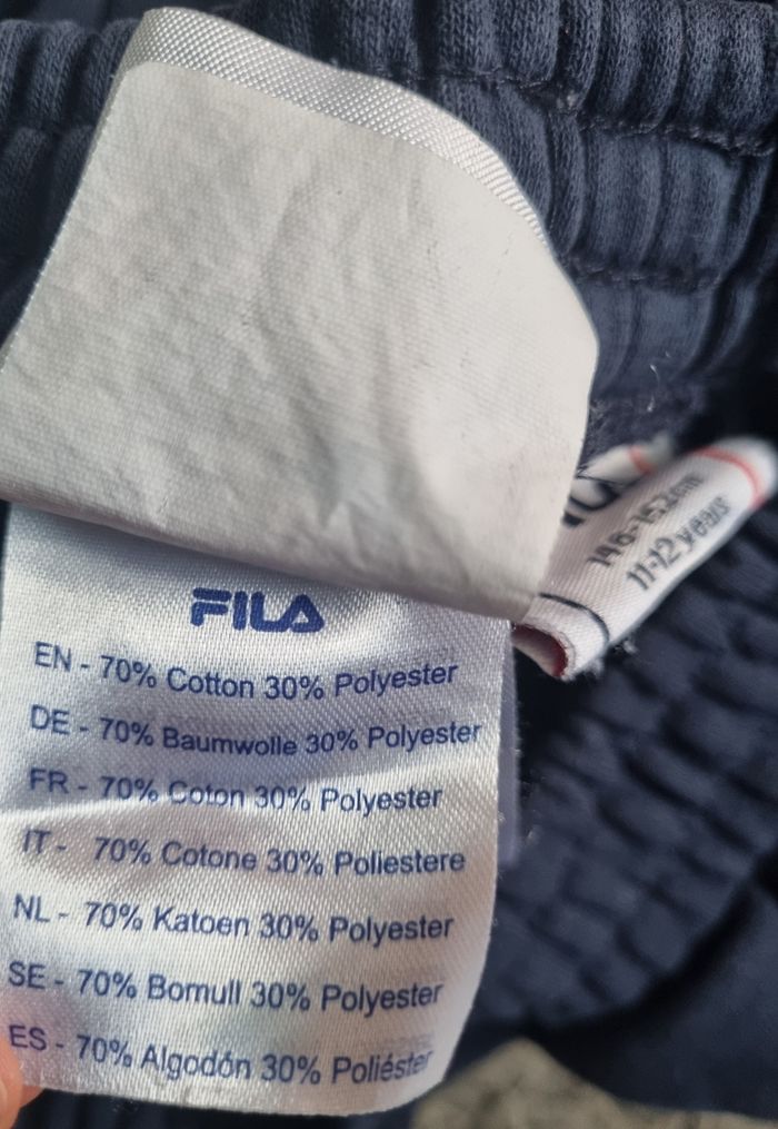 Pantalon de sport marine Fila 11-12ans - photo numéro 6