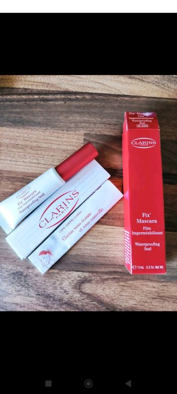 Lot de deux fix mascara Clarins