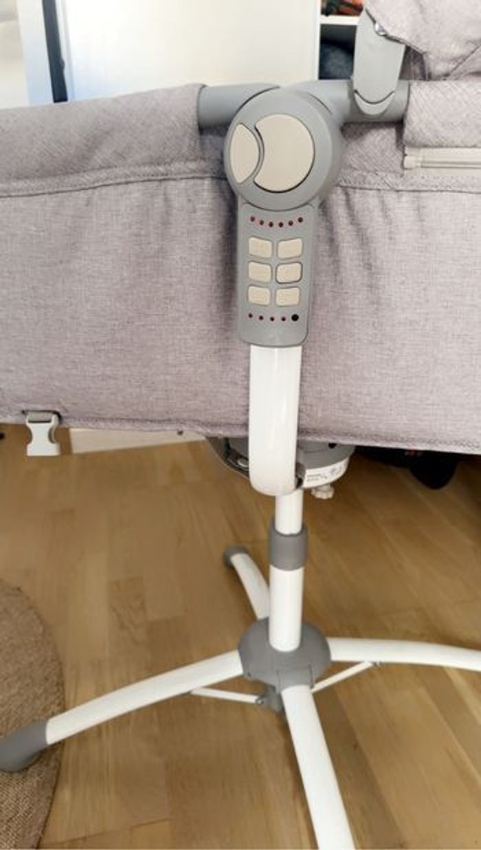 Berceau LOUNA 4 en 1 Multifonction Mode Transat / Balancelle électrique - photo numéro 4