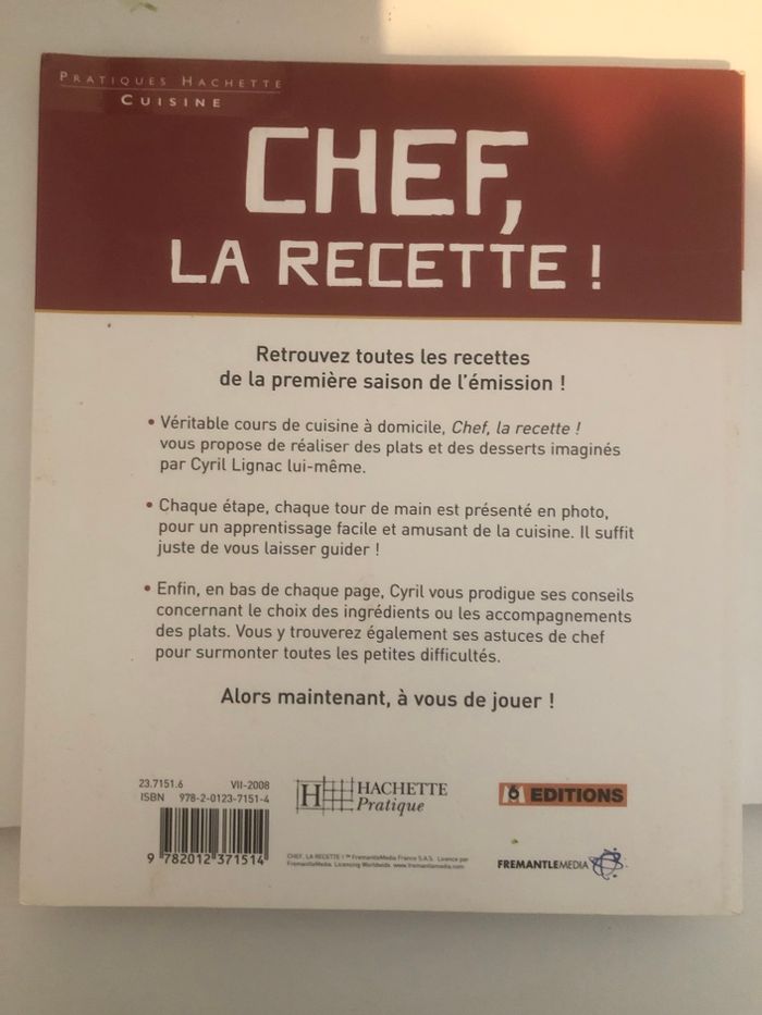 Chef la recette ! tome 1 - Cyril Lignac - photo numéro 5
