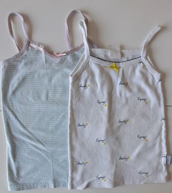 Maillot de corps à fines bretelles 5 ans