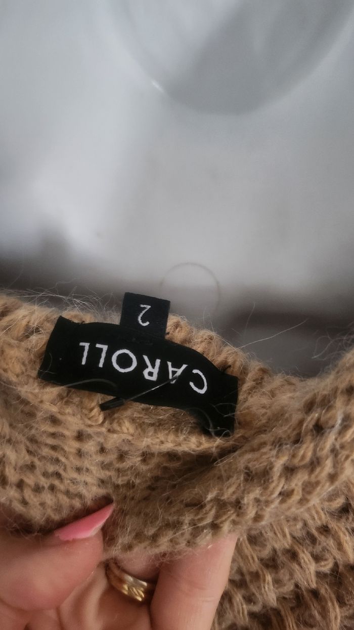 Cardigan en laine marque caroll - photo numéro 3