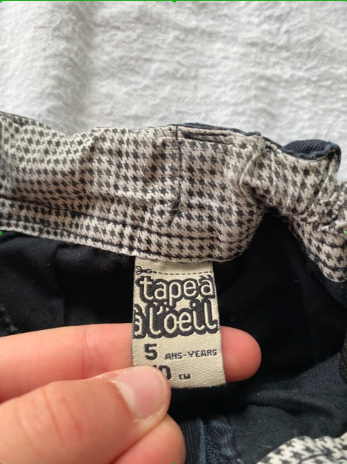 Pantalon en jeans bleu foncé tape à l’œil - photo numéro 3