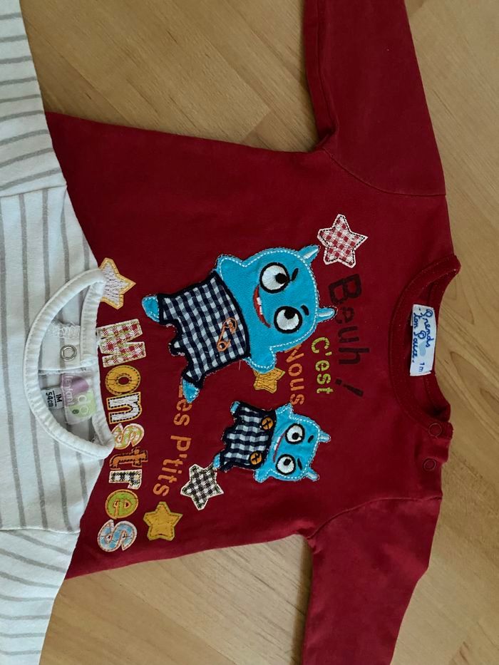 Lot t.shirt manches longues - photo numéro 4