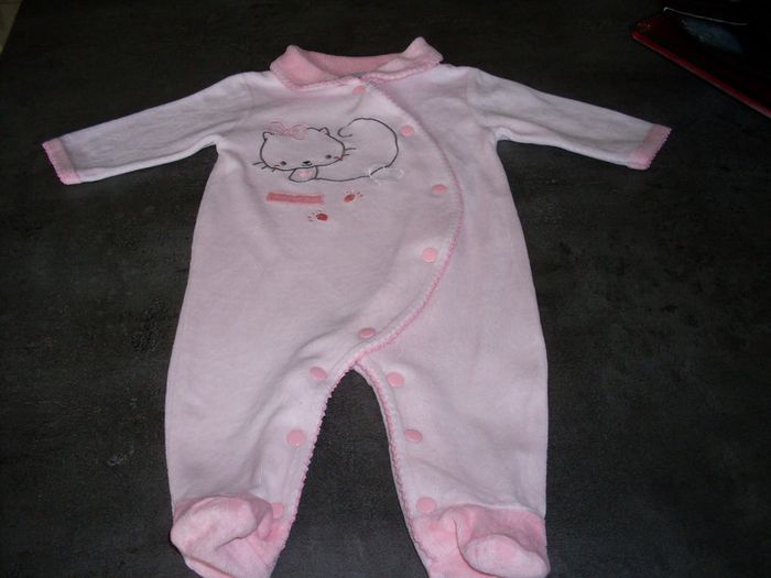 pyjama velours kimbaloo 3 mois