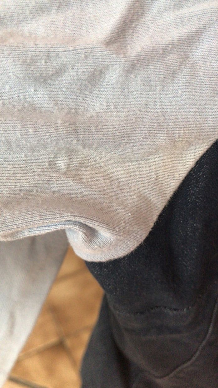 Veste jean avec manches genre tee shirt - photo numéro 3