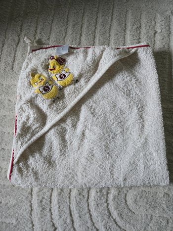 Serviette bébé bain