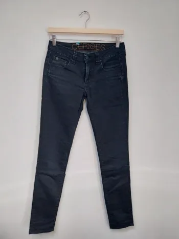 Jean skinny noir Le temps des Cerises 36