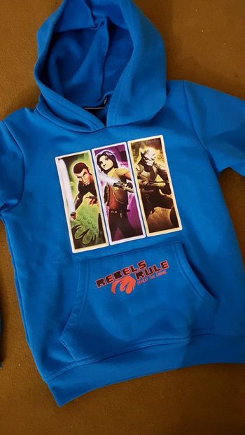 Superbe pull chaud star wars garçon 10ans neuf