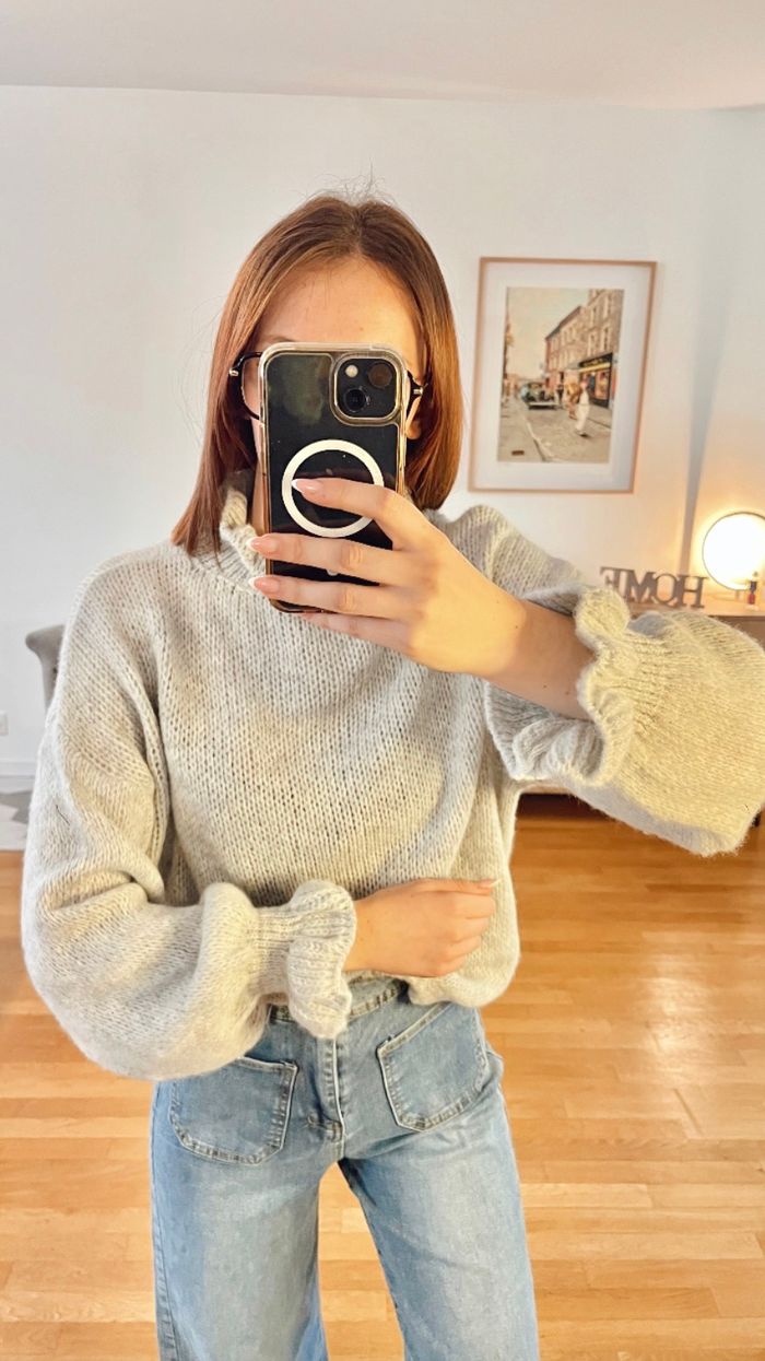 Pull Col Roulé Ondulé - photo numéro 2