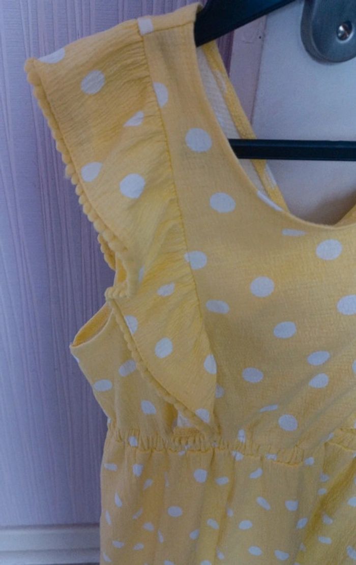 Robe jaune à pois 12 ans - photo numéro 2
