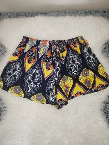 Short imprimé fluide