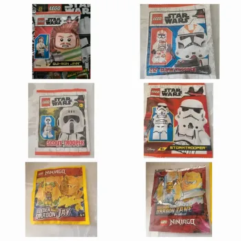 Lot de 8 lego starwars ninjago