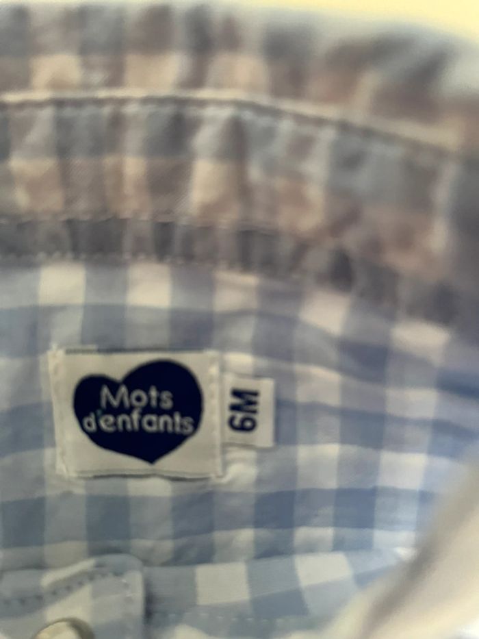 Chemise MC Bebe garçon t 6 mois - photo numéro 2
