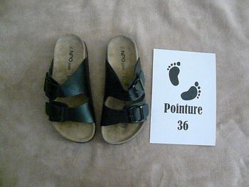 Mules cuir – Pointure 36