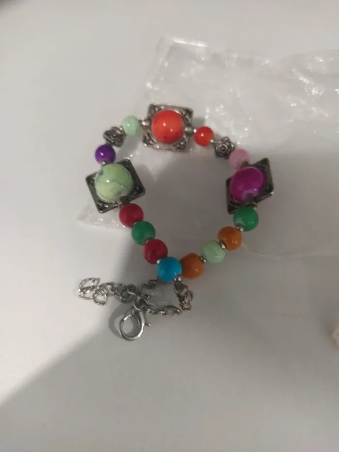 Bracelet fantaisie multicolore - photo numéro 3