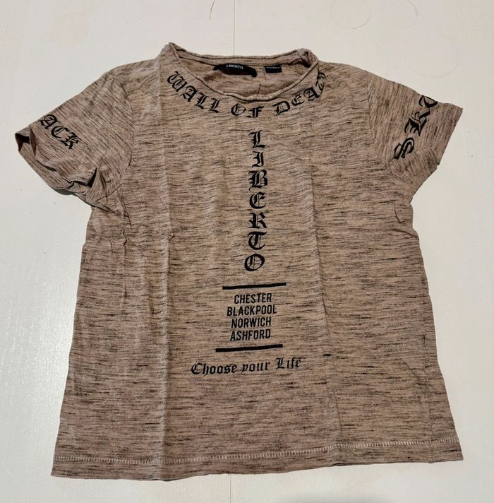 Lot 5 T-shirts garçon ( Adidas, Puma, Orchestra, Liberto ) 8/10 ans - photo numéro 3