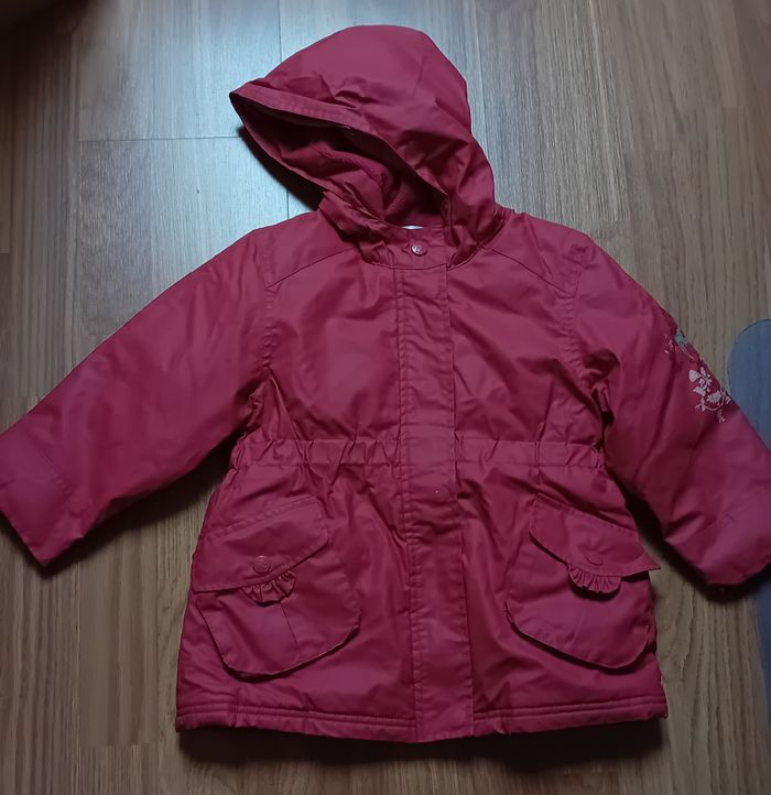 Manteau rouge 4 ans