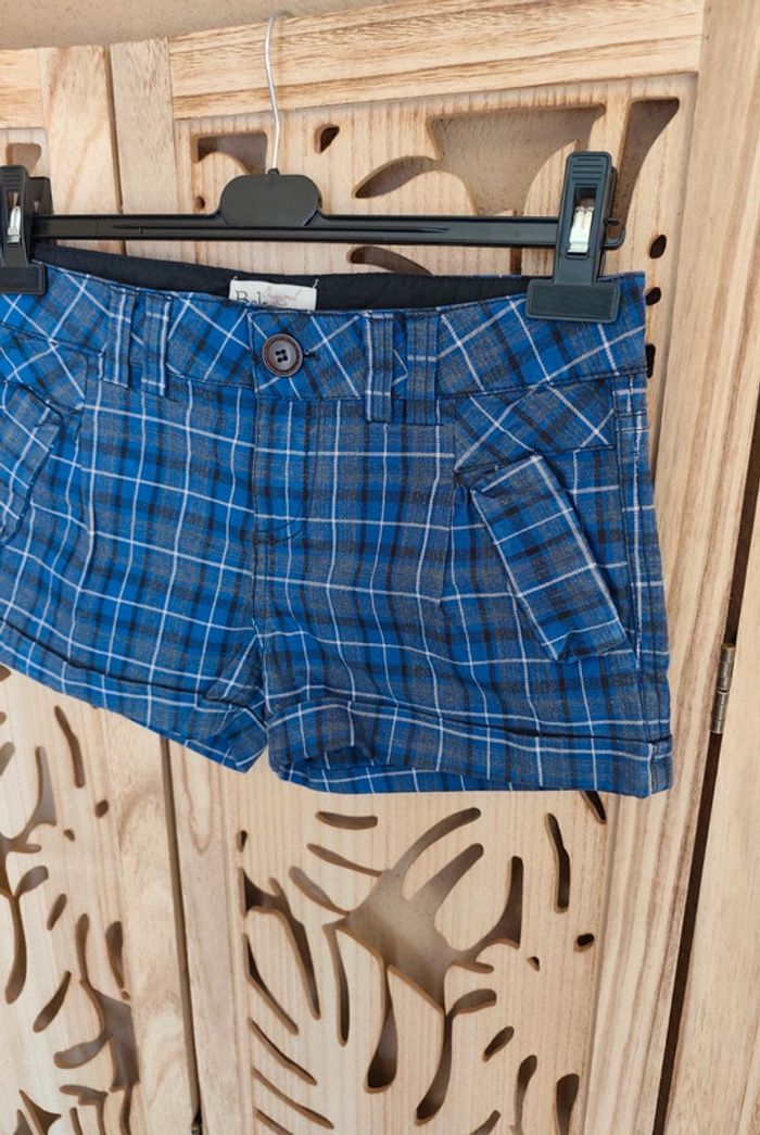 Short à carreaux, revers- Taille 34 Bershka - photo numéro 3