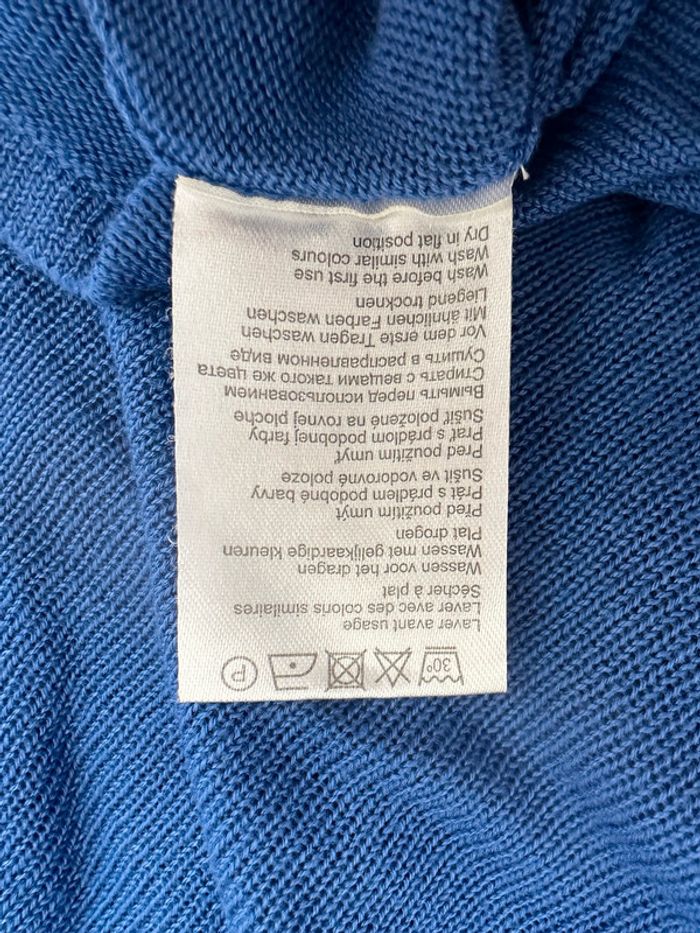Pull bleu zippé – Taille 50 - photo numéro 8