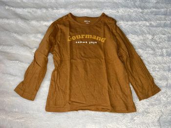 T-shirt marron
