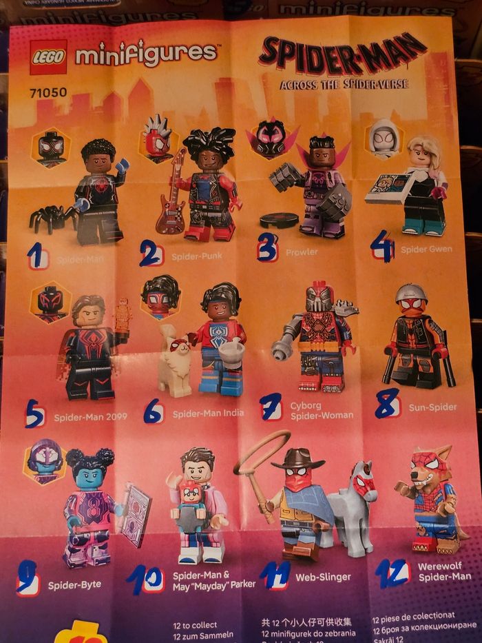Minifigures spiderman