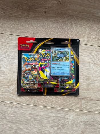 Tripack Pokémon ME01 Méga-Évolution – Akwakwak Promo – Neuf Scellé FR