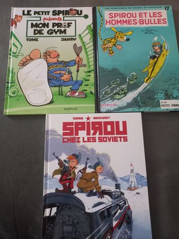 Lot 3 bd spirou soviets tome 17  petit spirou