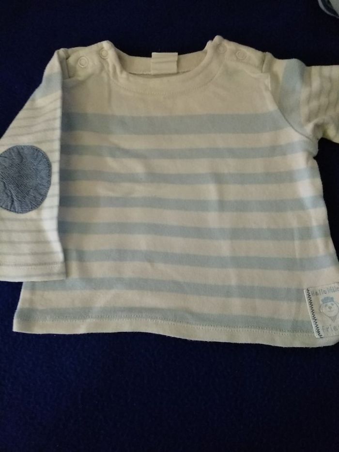 T-shirt manches longues bébé garçon 3 mois