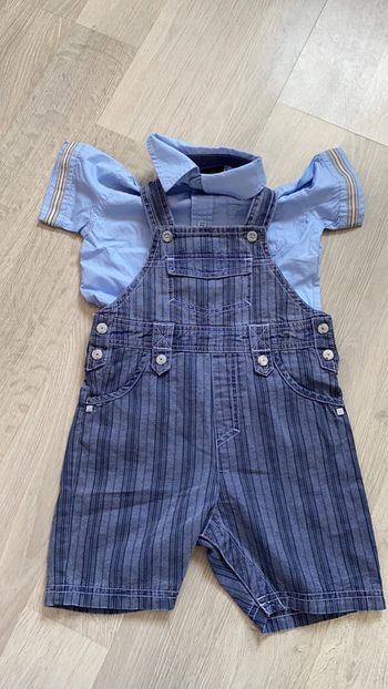 Ensemble salopette 12 mois