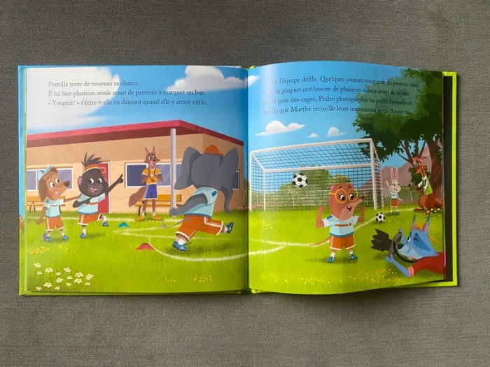 Livre mcdonalds esprit sportif l'entraînement de football Virginie grimaldi - photo numéro 3