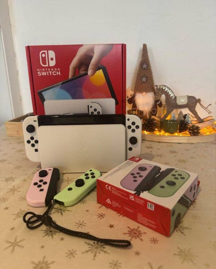 Nintendo Switch oled blanc - photo numéro 6