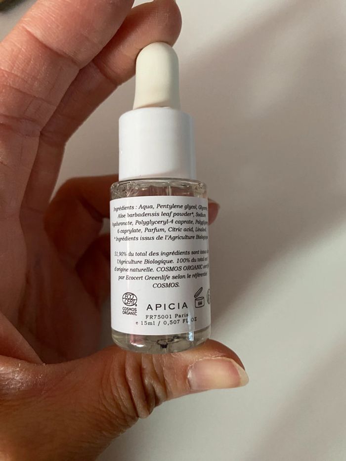 Apicia - Sérum hydratant nuit acide hyaluronique - photo numéro 2