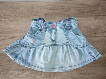 Jupe en jean shiny 4 ans bleue clair