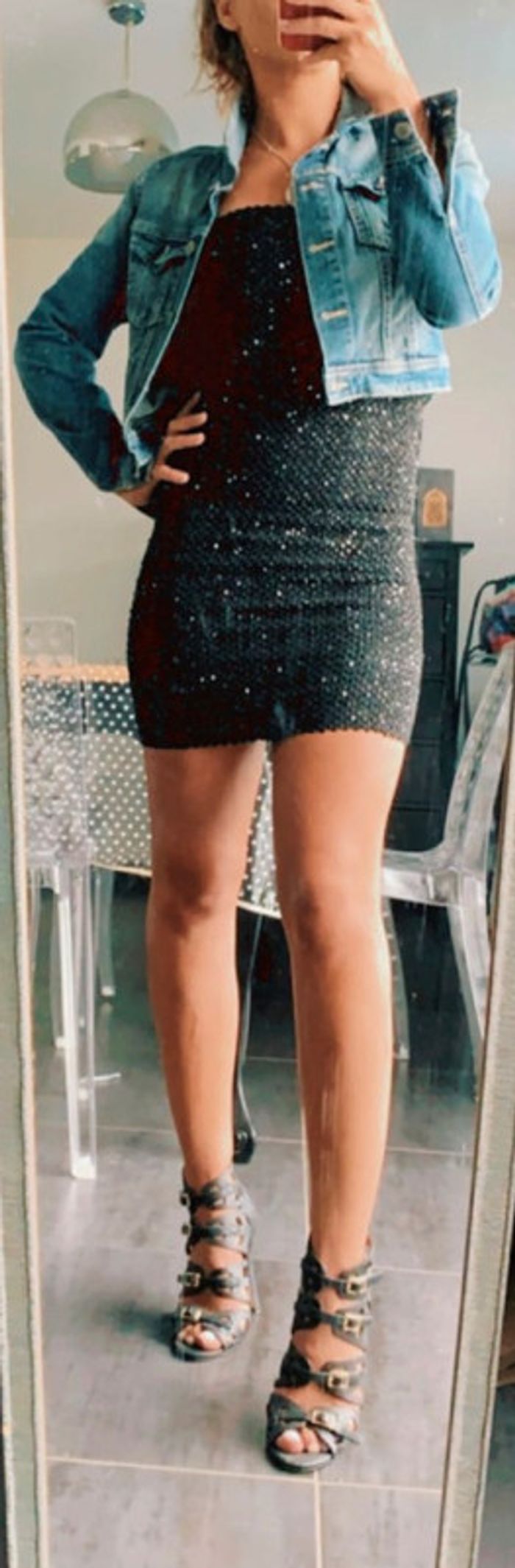 Robe bustier pailletée - photo numéro 2