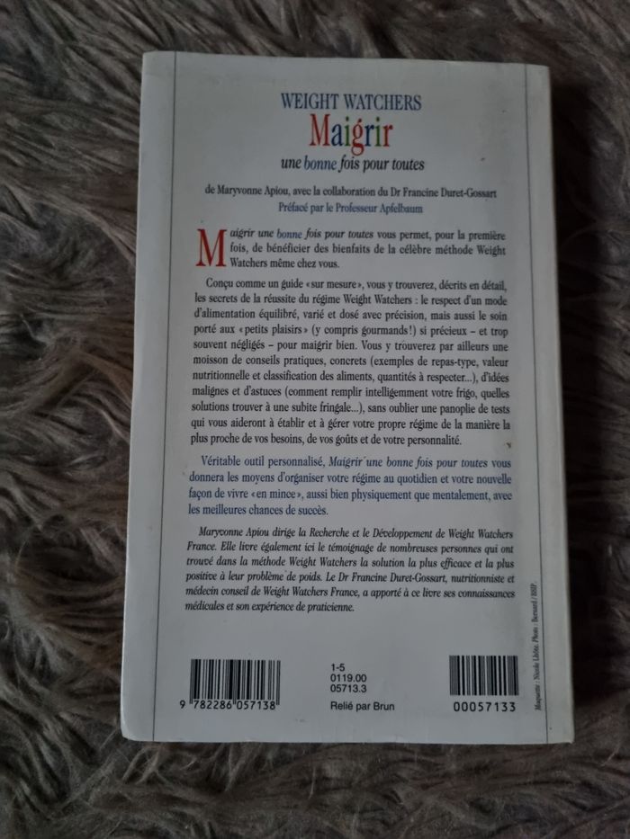 Livre Maigrir une bonne fois pour toutes avec Weight Watchers - photo numéro 2