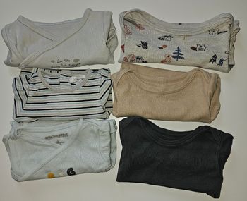 Lots de 6 bodies taille 3 mois