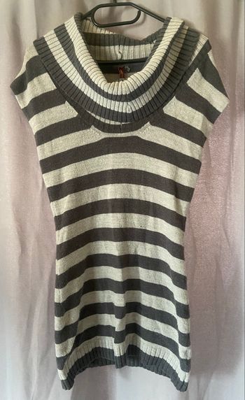 Robe pull »Jennyfer »rayée grise