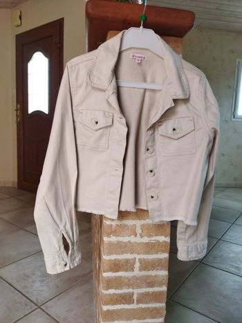 Veste en jean courte 12 ans