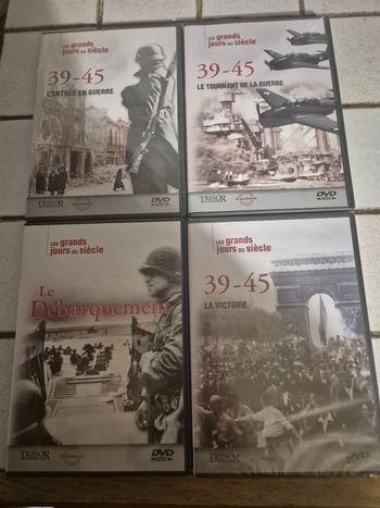 Lots 4 DVD 39-45 les grands jours du siècle 