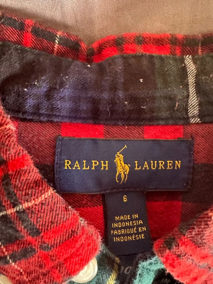 Ralph Lauren chemise 6 ans - photo numéro 2