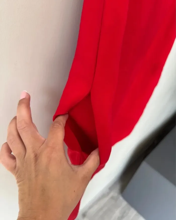 👗🌻 Robe rouge avec poche - très bon état - Sud express- taille M- été - photo numéro 3