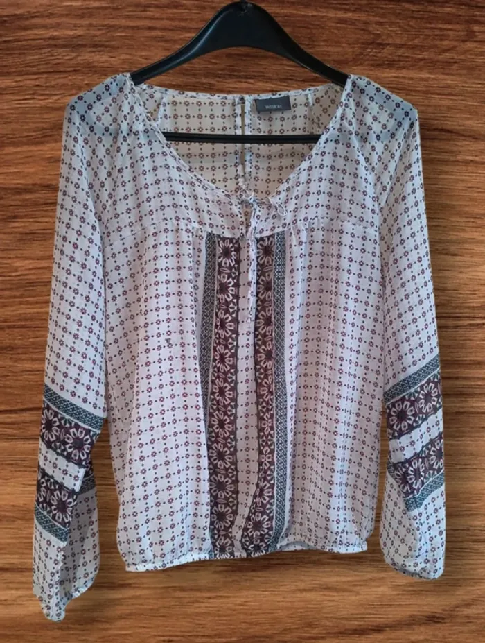 🌼 Blouse bohème fluide Yessica - Taille 40/42 🌼