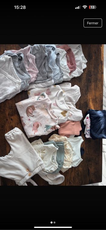 Vêtement bébé 1/3 mois
